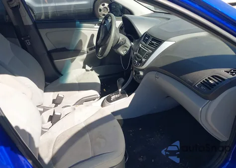 2013 Hyundai Accent Gls from USA, damaged, VIN KMHCT4AE1DU422133